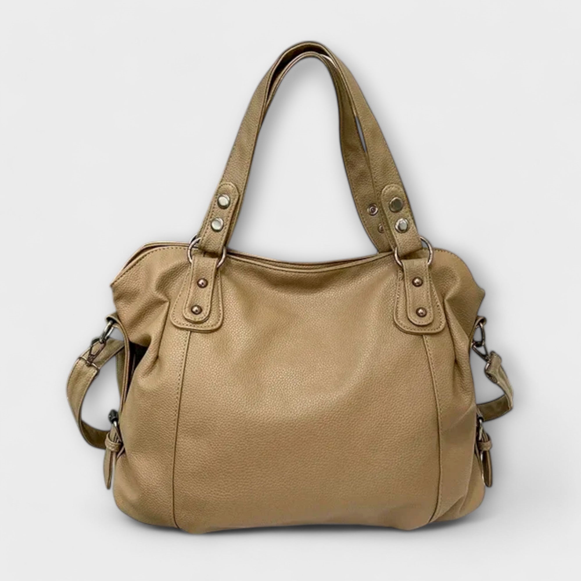 Stud-Trim Shoulder Bag by Eleanor Vale