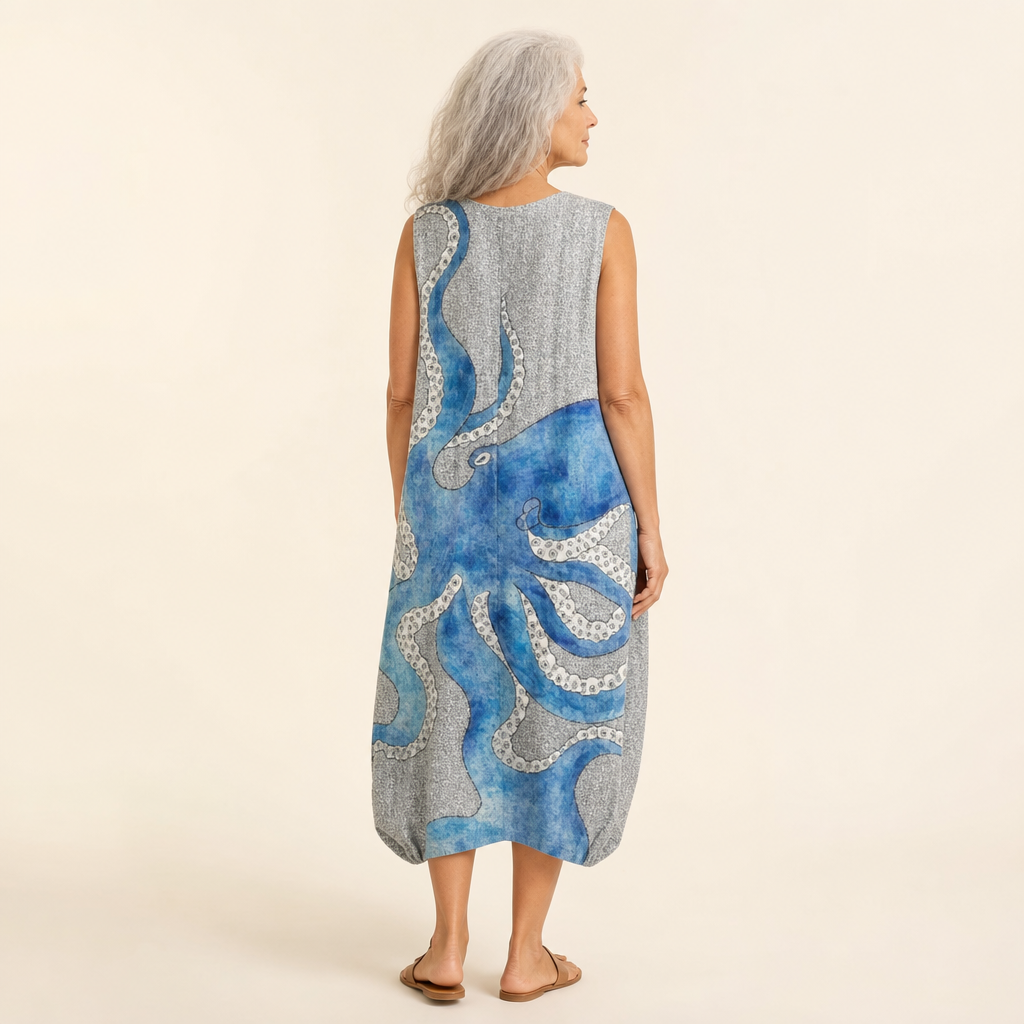 Octopus-Print Dress by Eleanor Vale