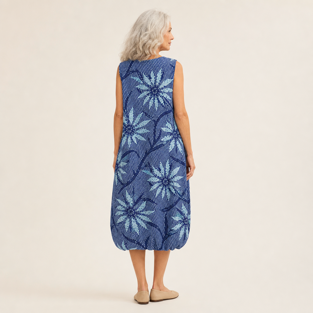 Indigo-Daisy Summer Dress by Eleanor Vale