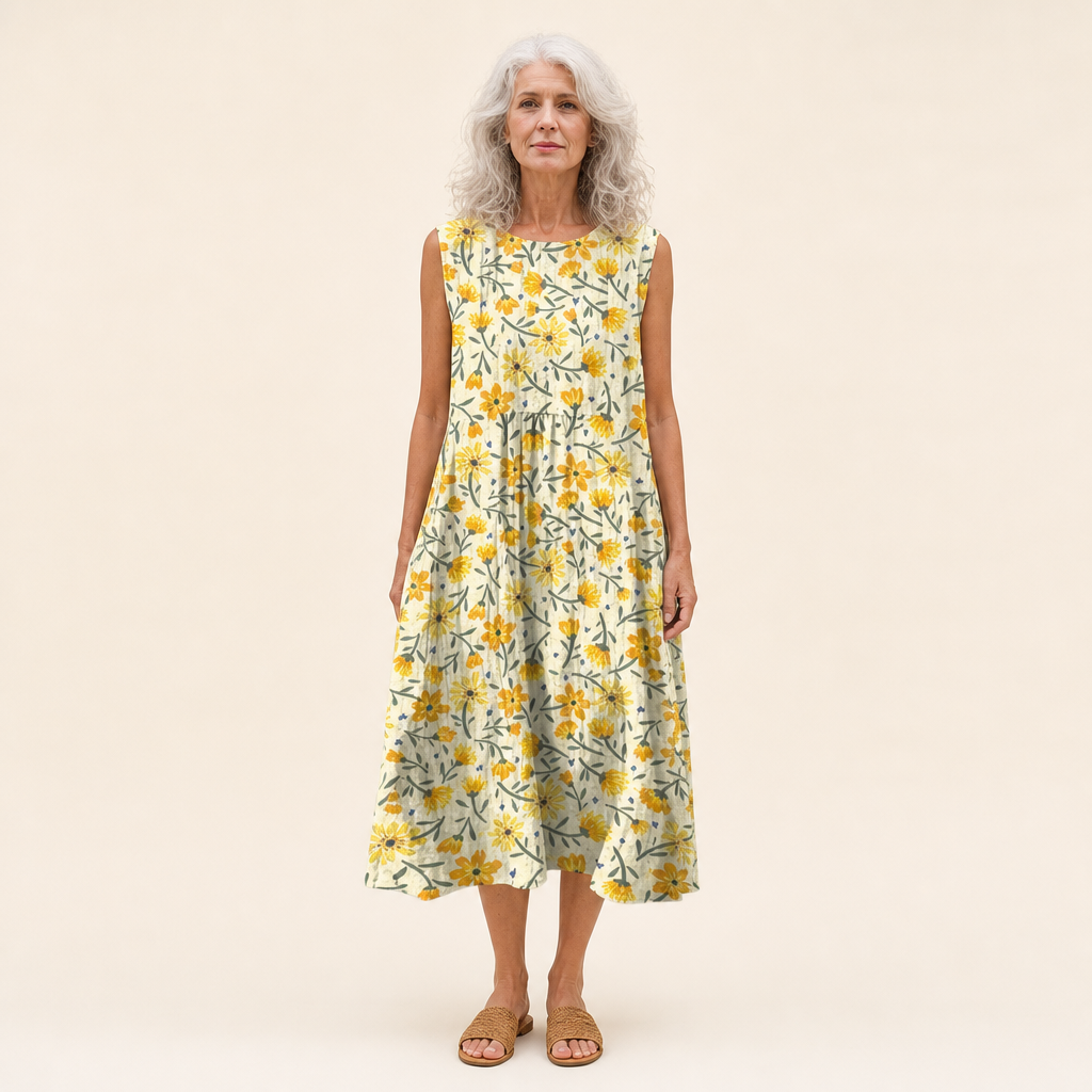 Buttercup-Print Dress by Eleanor Vale