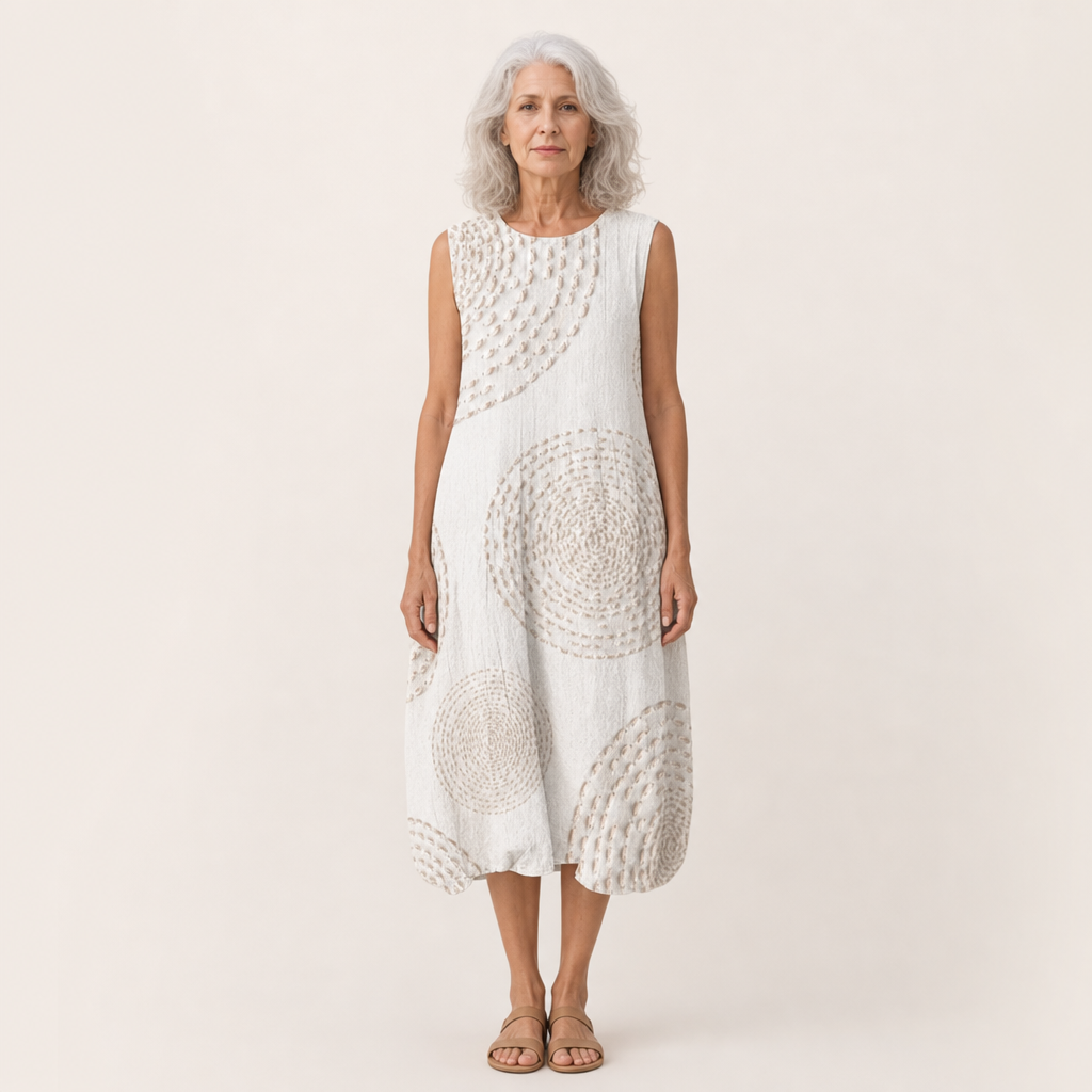 Sunburst-Motif Dress by Eleanor Vale