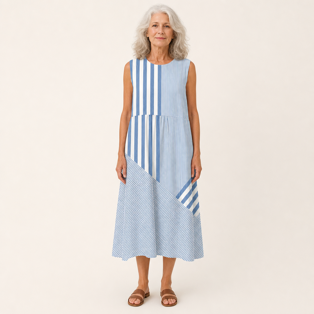 Panel-Stripe Dress by Eleanor Vale
