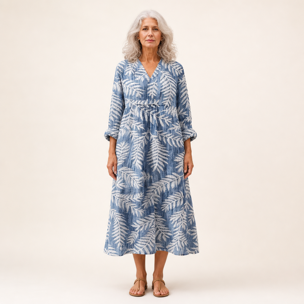 Fern-Print Summer Dress by Eleanor Vale