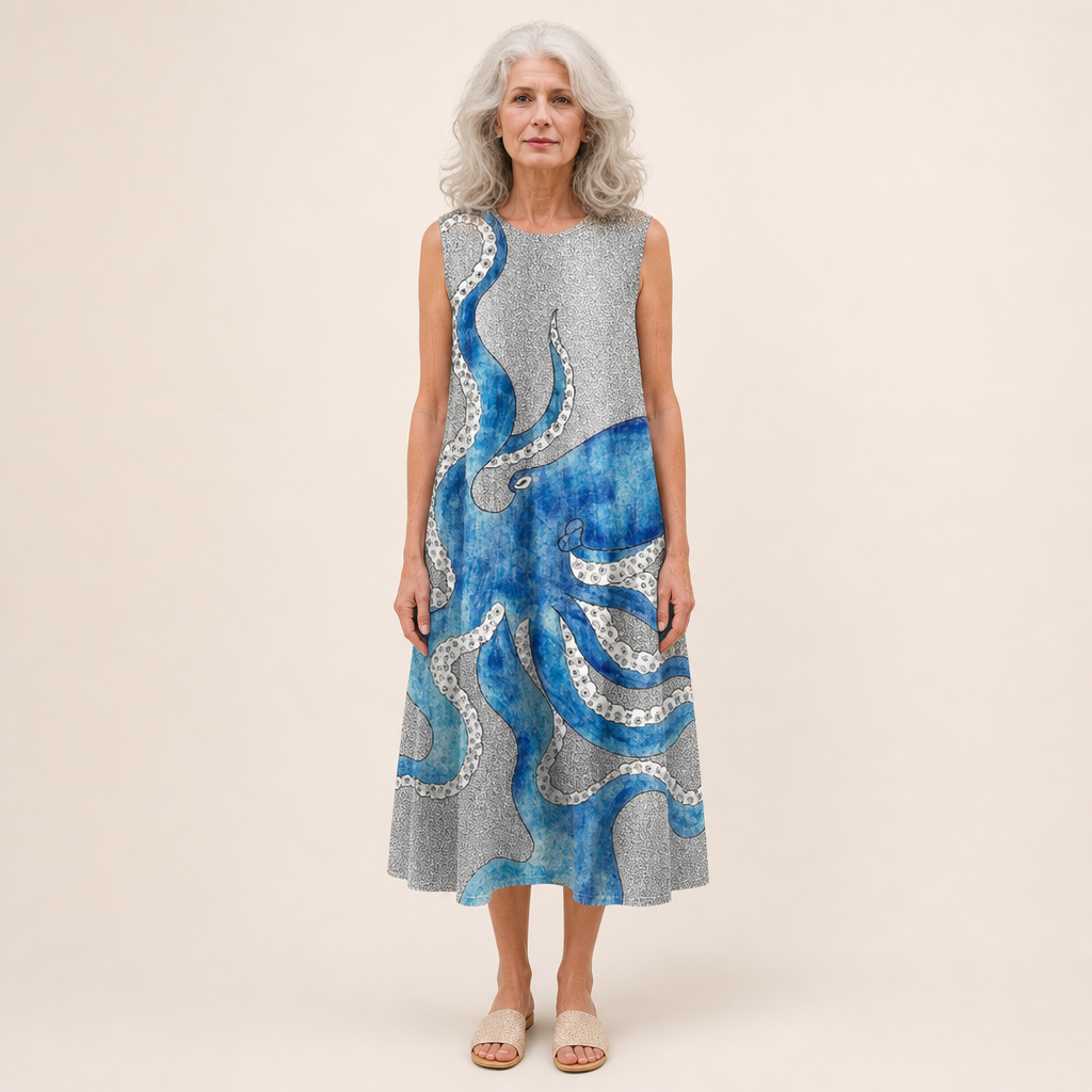 Octopus-Print Dress by Eleanor Vale