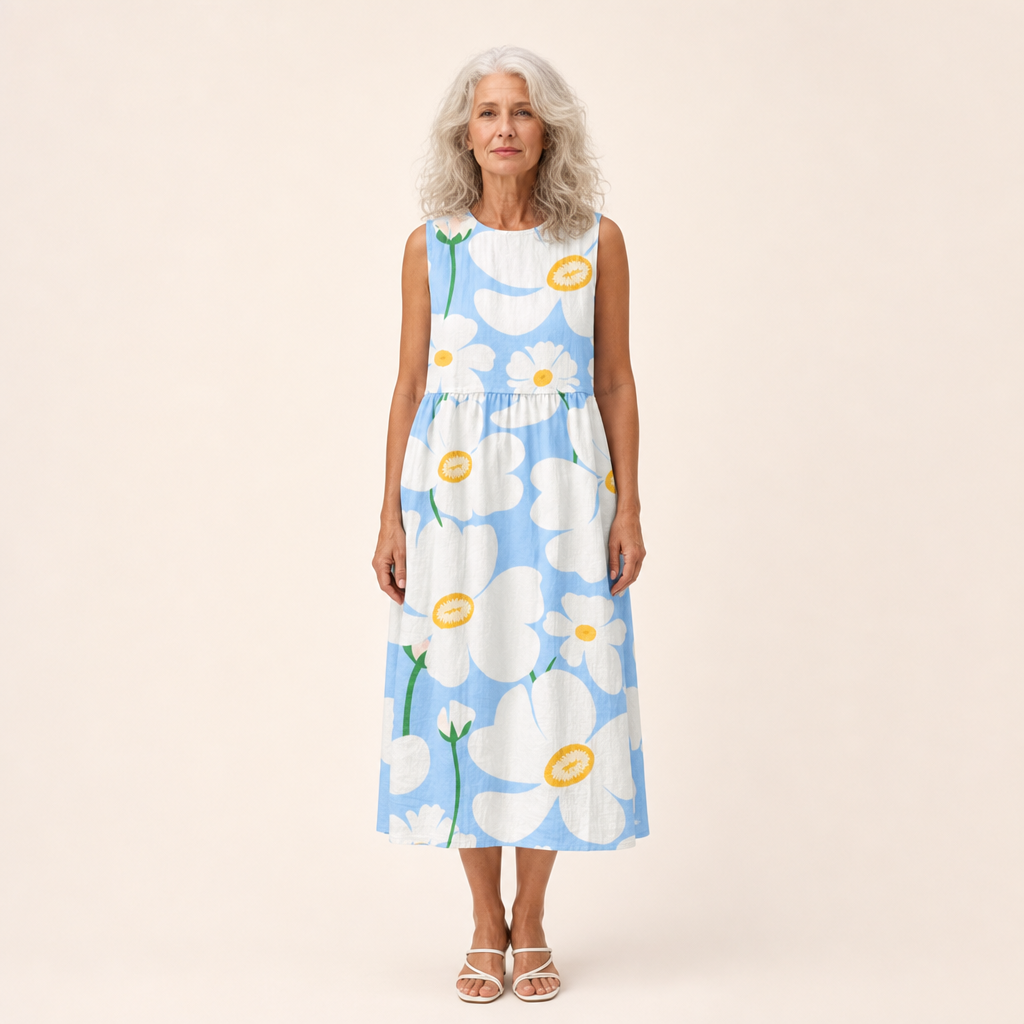 Oversized-Bloom Summer Dress by Eleanor Vale