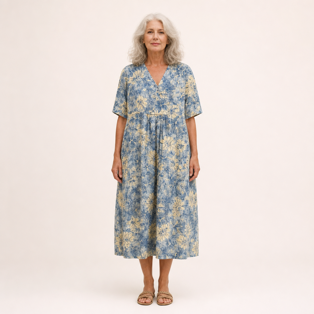 Washed-Blue Summer Dress by Eleanor Vale