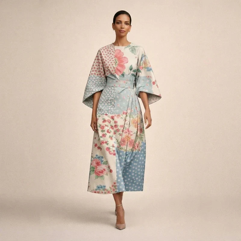 Painterly-Bloom Dress by Eleanor Vale