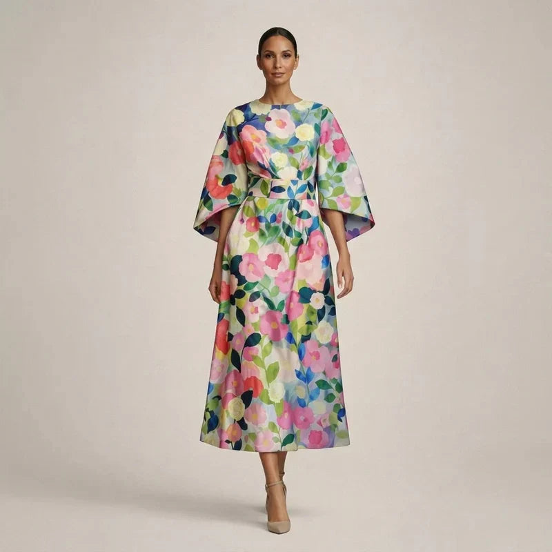 Painterly-Bloom Dress by Eleanor Vale