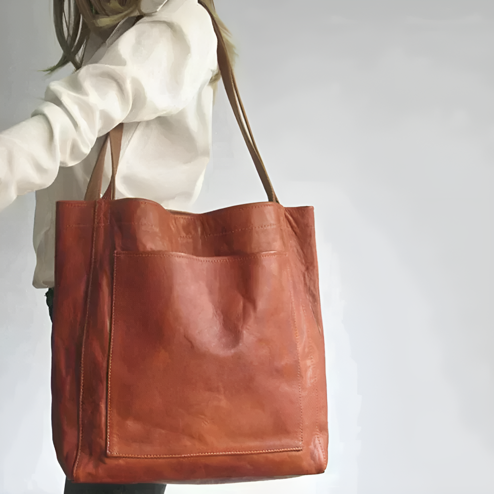 Slip-Pocket Tote Bag by Eleanor Vale