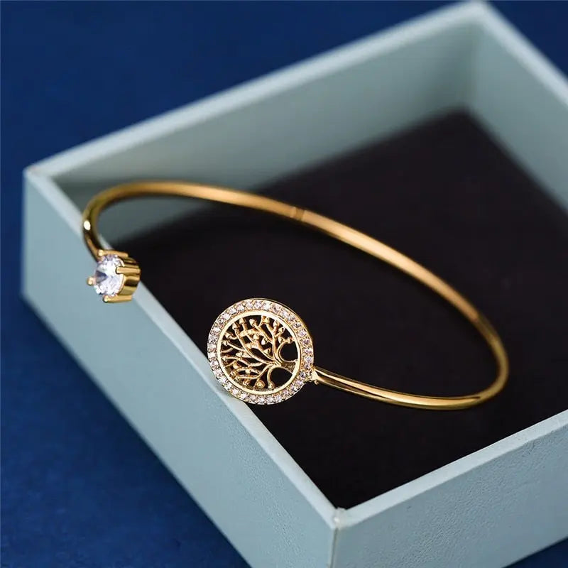 Tree-Medallion Bracelet by Eleanor Vale