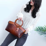 Ring-Handle Shoulder Bag by Eleanor Vale