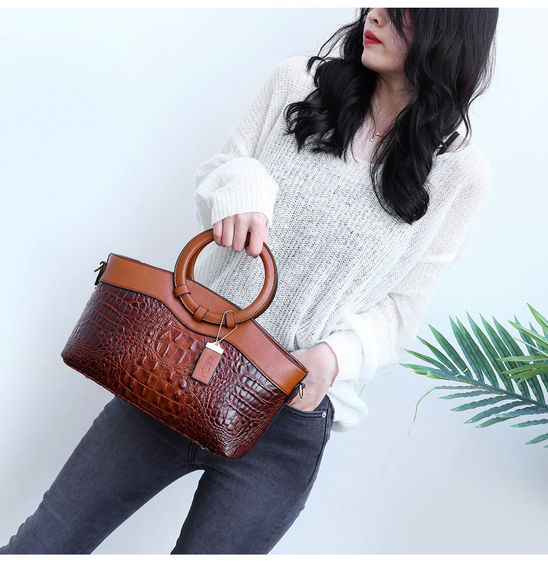 Ring-Handle Shoulder Bag by Eleanor Vale