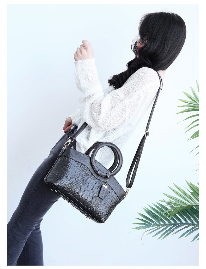 Ring-Handle Shoulder Bag by Eleanor Vale