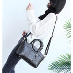 Ring-Handle Shoulder Bag by Eleanor Vale