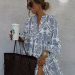 Block-Print Dress by Eleanor Vale