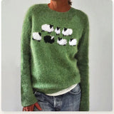 Sheep-Motif Jumper by Eleanor Vale