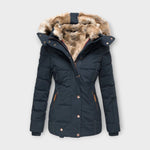 Tan-Trimmed Jacket by Eleanor Vale