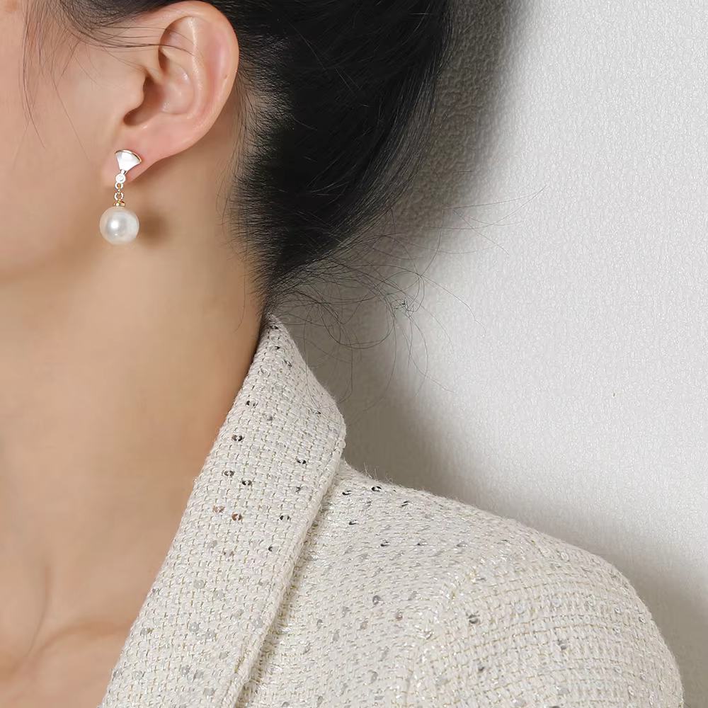 Shell-Fan Earrings by Eleanor Vale