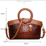 Ring-Handle Shoulder Bag by Eleanor Vale