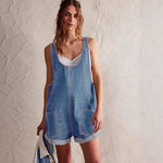 Cuffed Short-Leg Overalls by Eleanor Vale