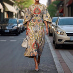 Concentric-Print Dress by Eleanor Vale