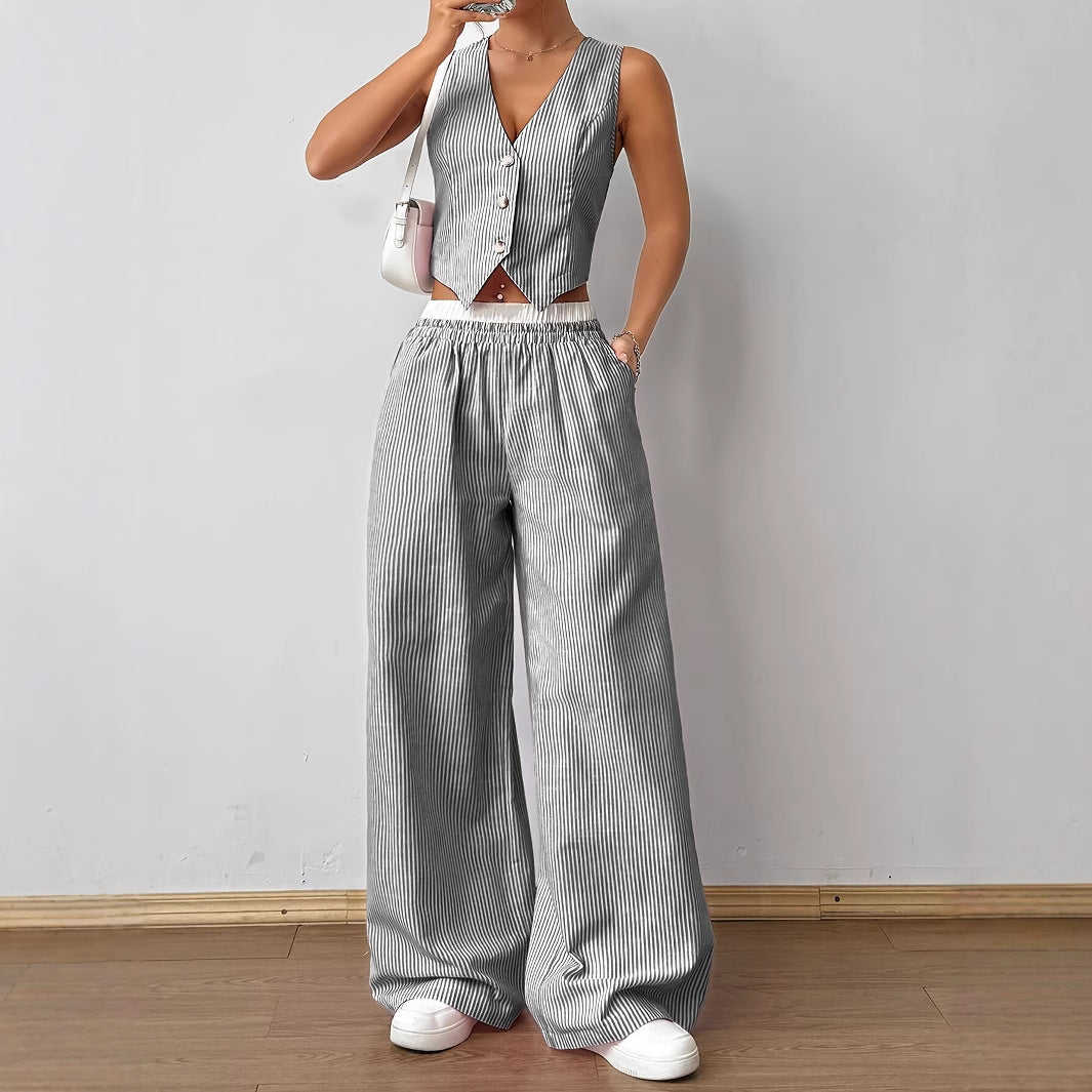 Pinstripe Co-Ord Set by Eleanor Vale