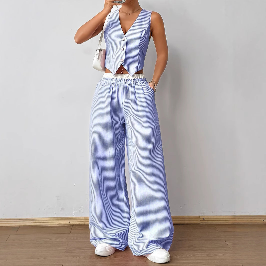 Pinstripe Co-Ord Set by Eleanor Vale
