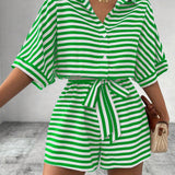 Camp-Collar Playsuit by Eleanor Vale