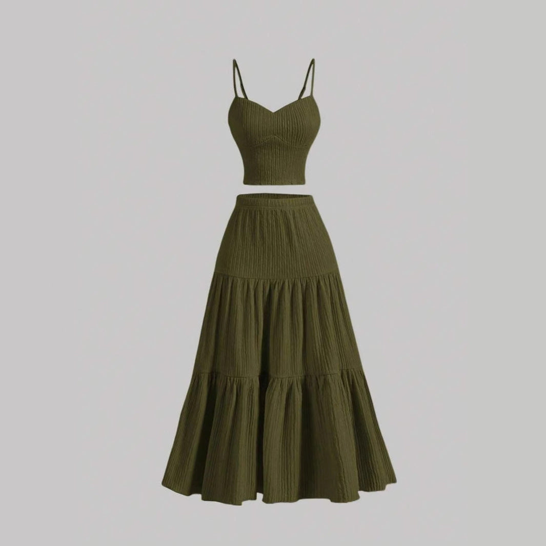 Tiered-Skirt Co-Ord Set by Eleanor Vale