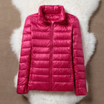 Lightweight padded jacket in blush pink