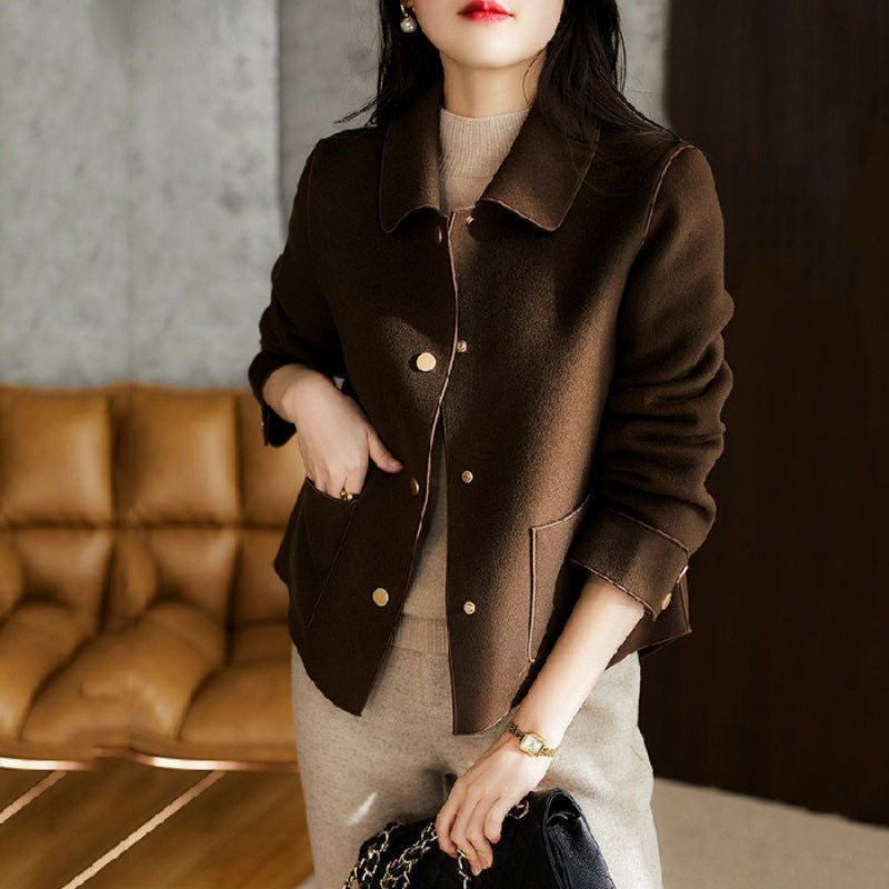 Snap-Front Coat by Eleanor Vale