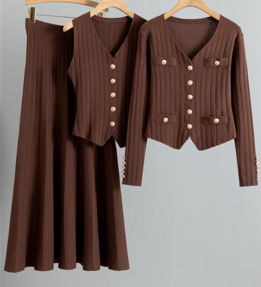 Brass-Button Gilet by Eleanor Vale