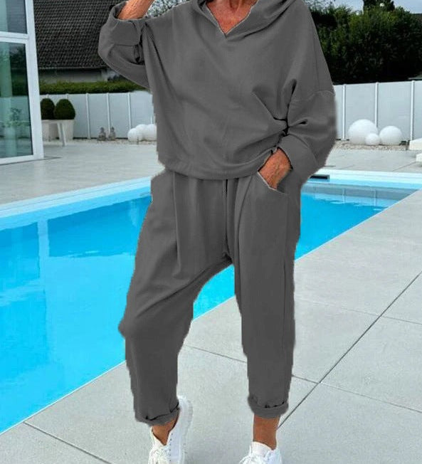 Turn-Up Hoodie Co-Ord Set by Eleanor Vale