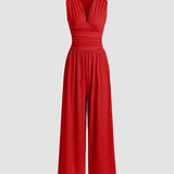 Ruche-Bodice Jumpsuit by Eleanor Vale
