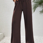 Relaxed-Drawstring Trousers by Eleanor Vale