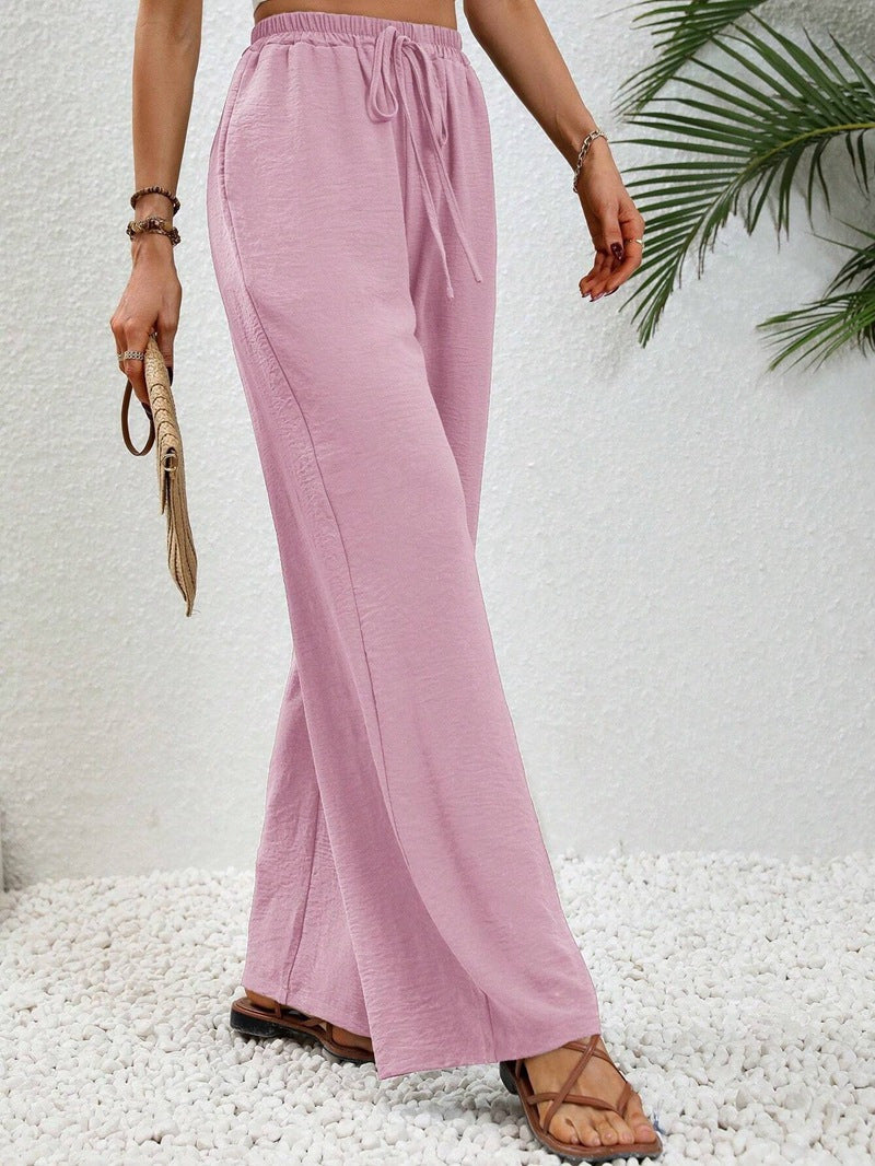 Relaxed-Drawstring Trousers by Eleanor Vale