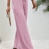 Relaxed-Drawstring Trousers by Eleanor Vale