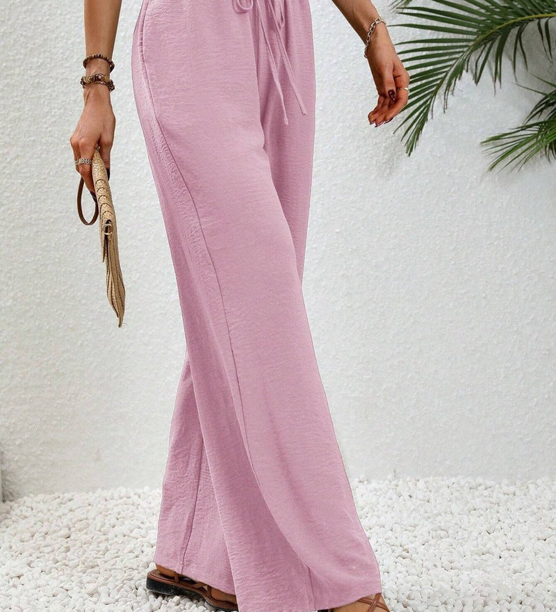 Relaxed-Drawstring Trousers by Eleanor Vale