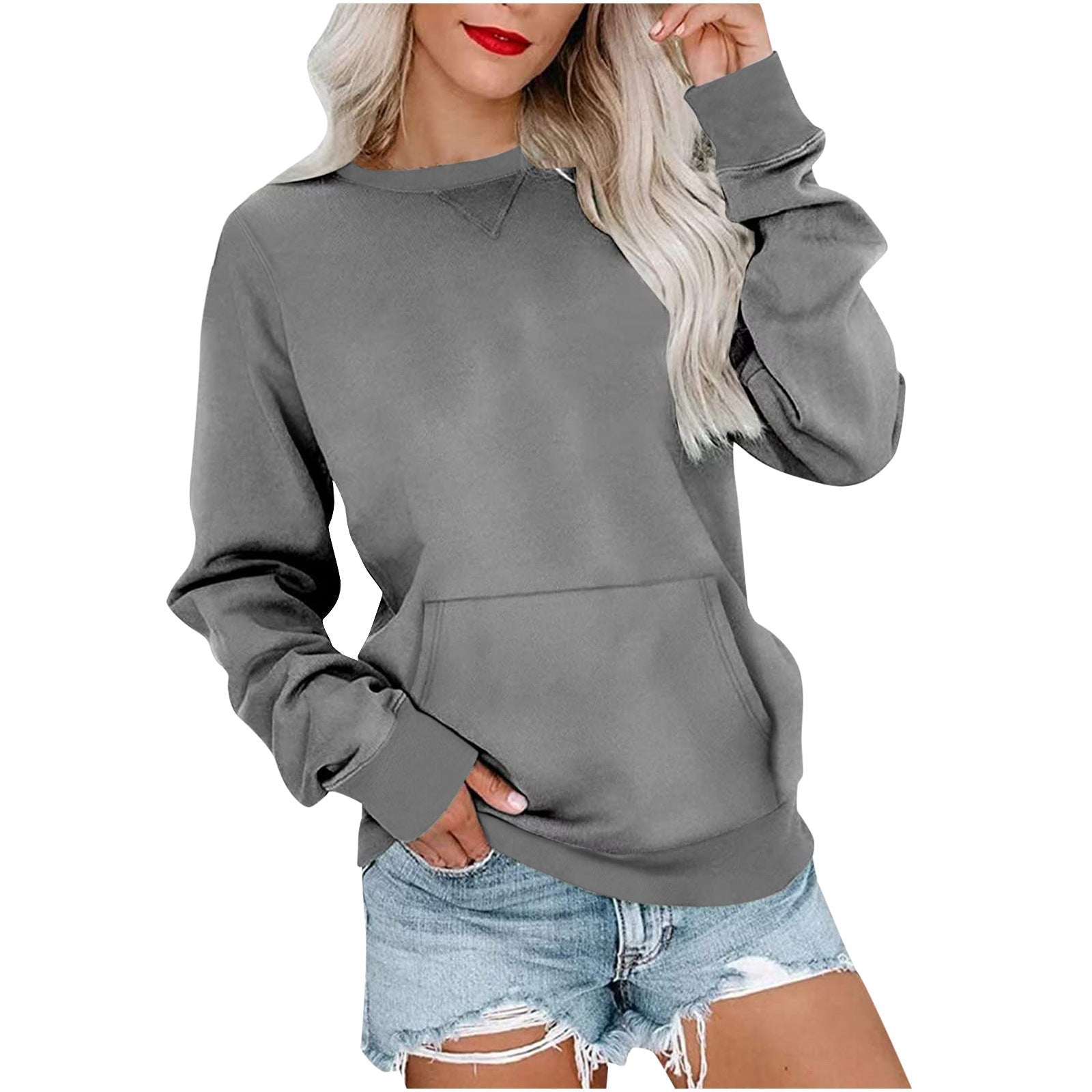 Pouch-Front Sweatshirt by Eleanor Vale