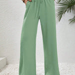 Relaxed-Drawstring Trousers by Eleanor Vale