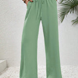 Relaxed-Drawstring Trousers by Eleanor Vale