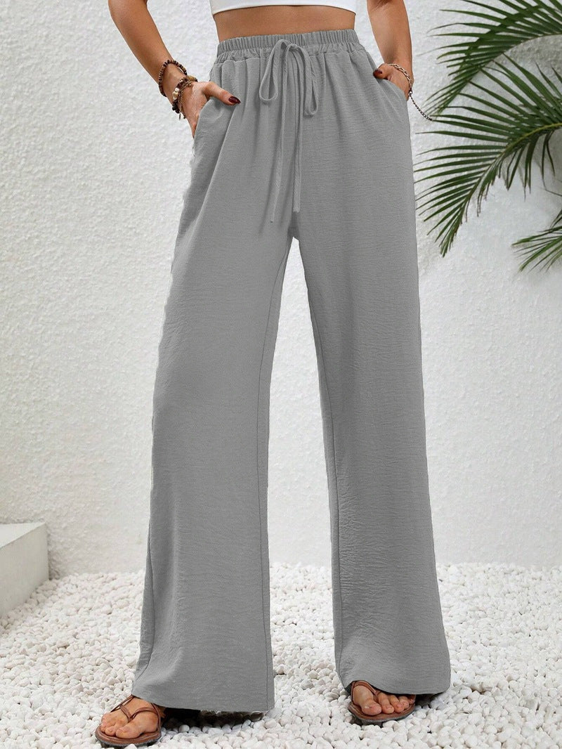 Relaxed-Drawstring Trousers by Eleanor Vale