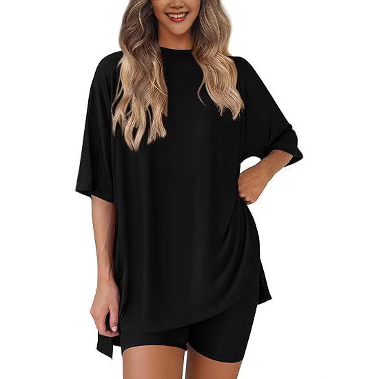 Oversized-Tee Lounge Set by Eleanor Vale