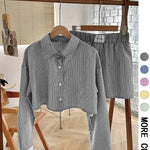 Cropped-Shirt Co-Ord Set by Eleanor Vale