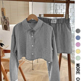 Cropped-Shirt Co-Ord Set by Eleanor Vale