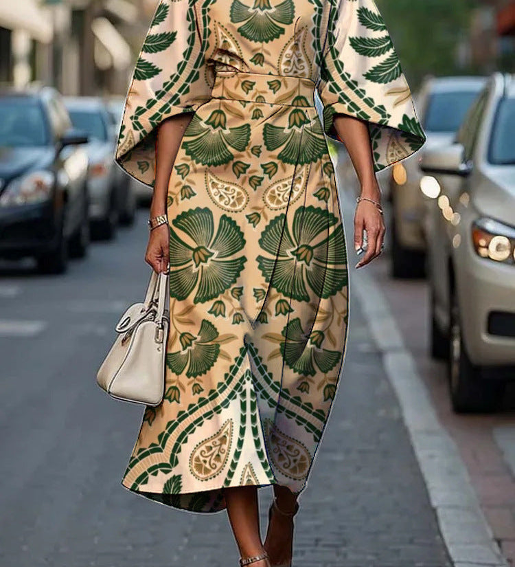 Concentric-Print Dress by Eleanor Vale