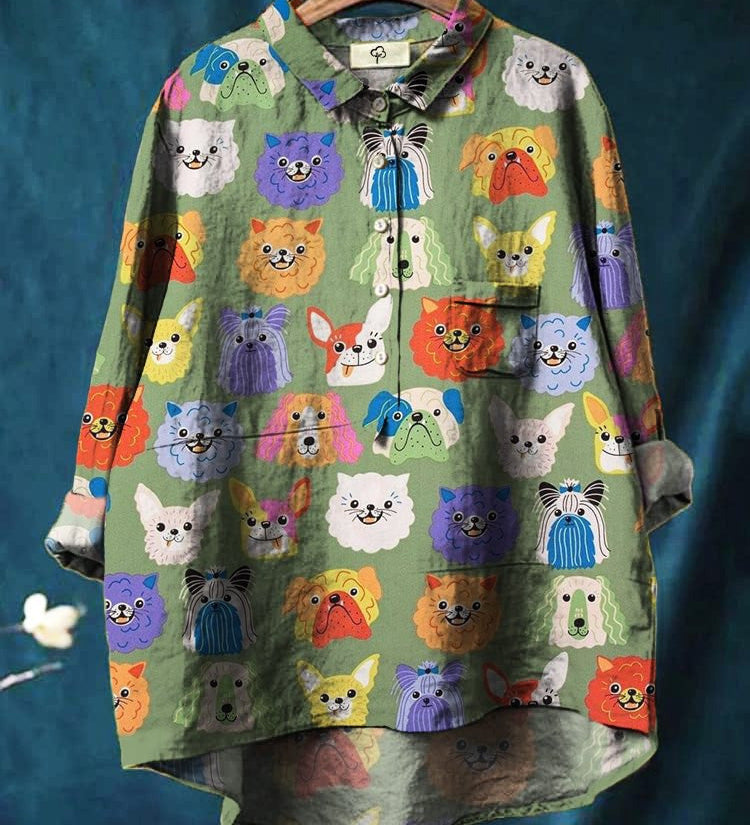 Pet-Portrait Shirt by Eleanor Vale