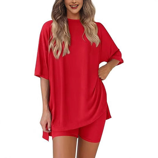 Oversized-Tee Lounge Set by Eleanor Vale