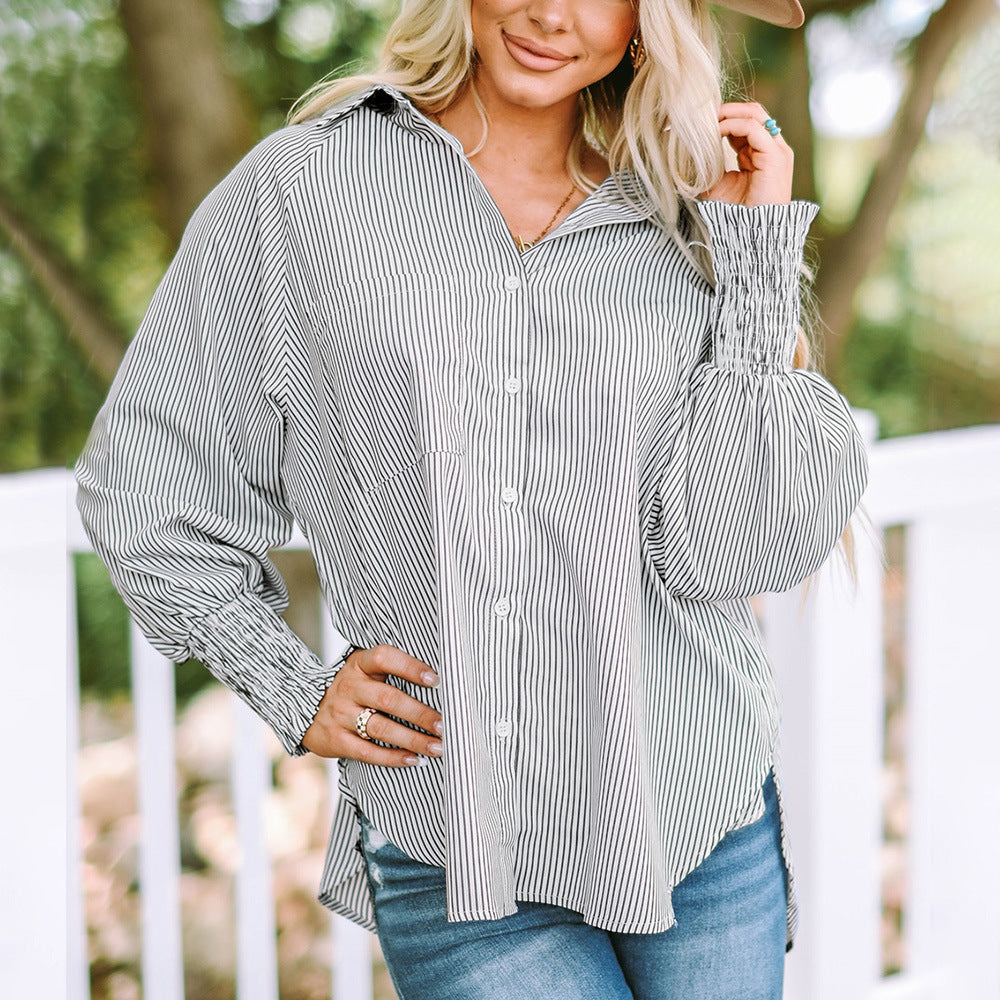 Bishop-Sleeve Shirt by Eleanor Vale