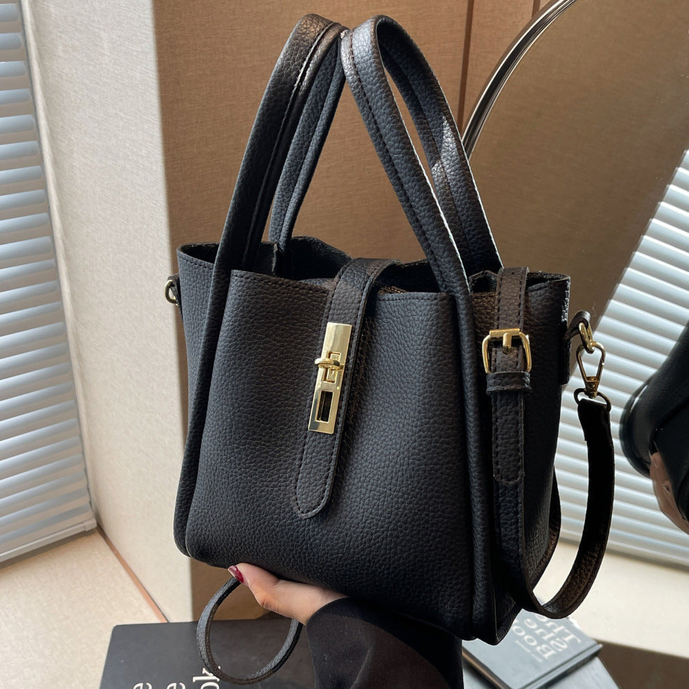 Twin-Handle Shoulder Bag by Eleanor Vale